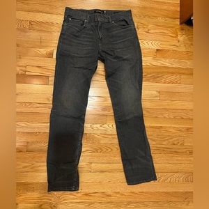Banana Republic RMD Slim Jeans Black Stretch Denim Men's Size 35x34